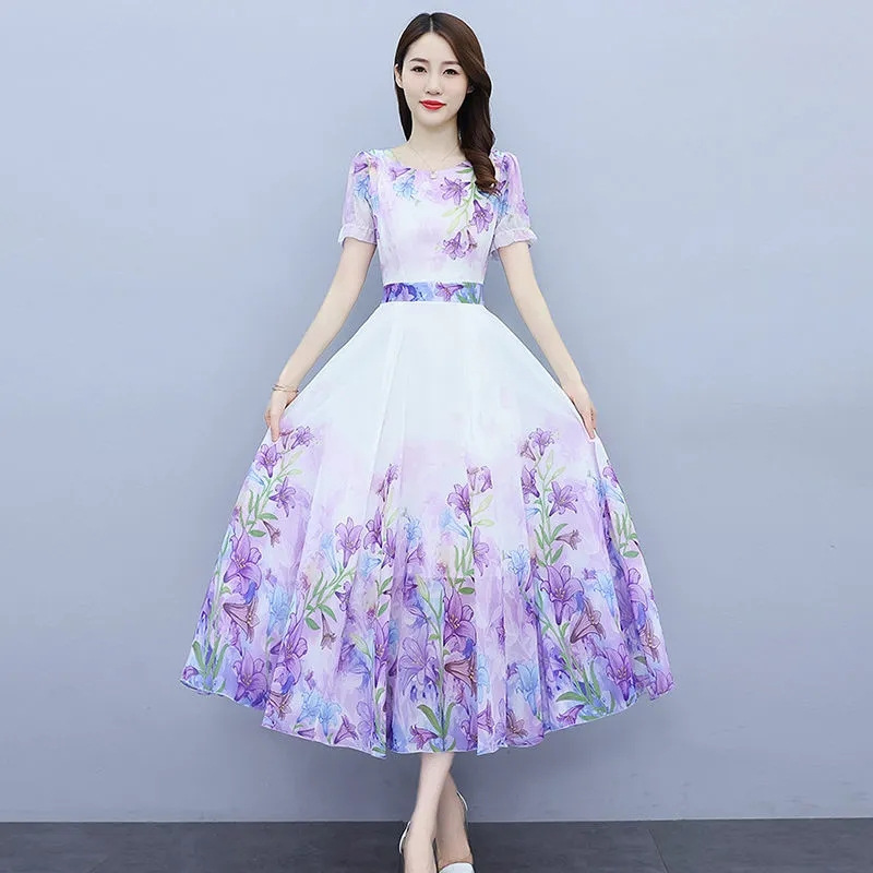  women's short-sleeved dress