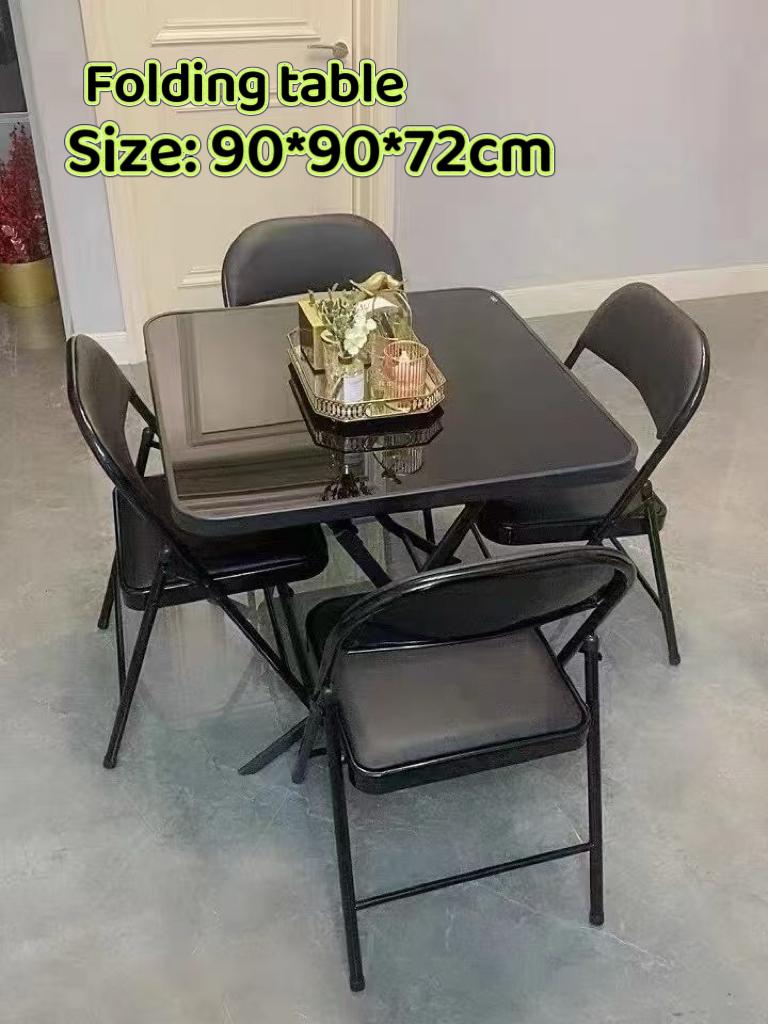 Folding  table  and chair set of 4
