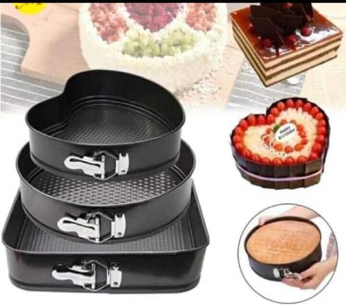 Cake mould 3pcs set