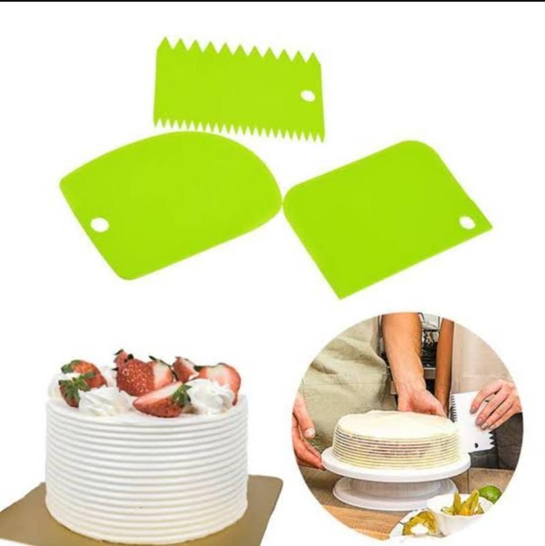 Cake scraper light 3pcs set 