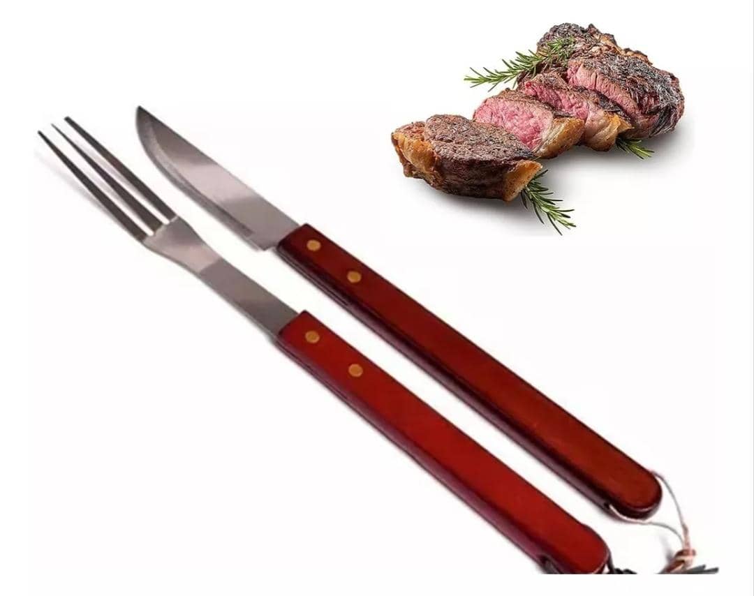  grill fork and knife set