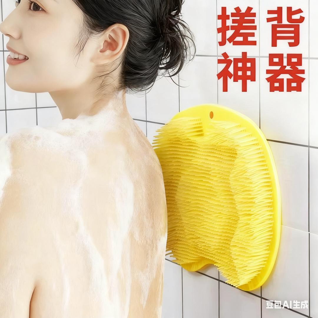  Lazy Silicone Bath Massage Cushion. 