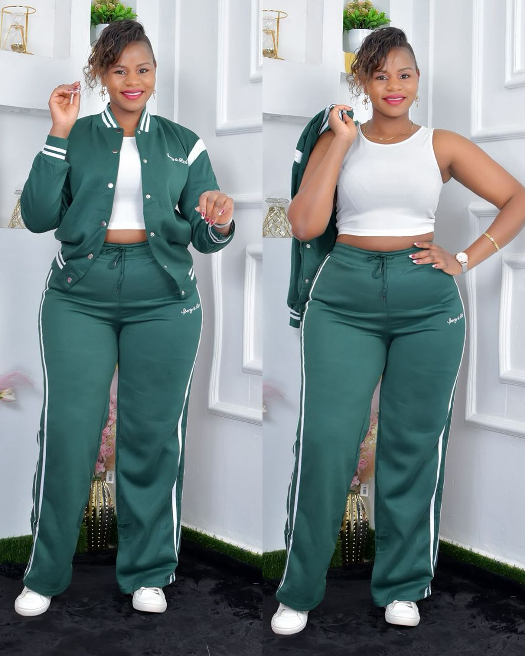 sport set" or "pajama set". 