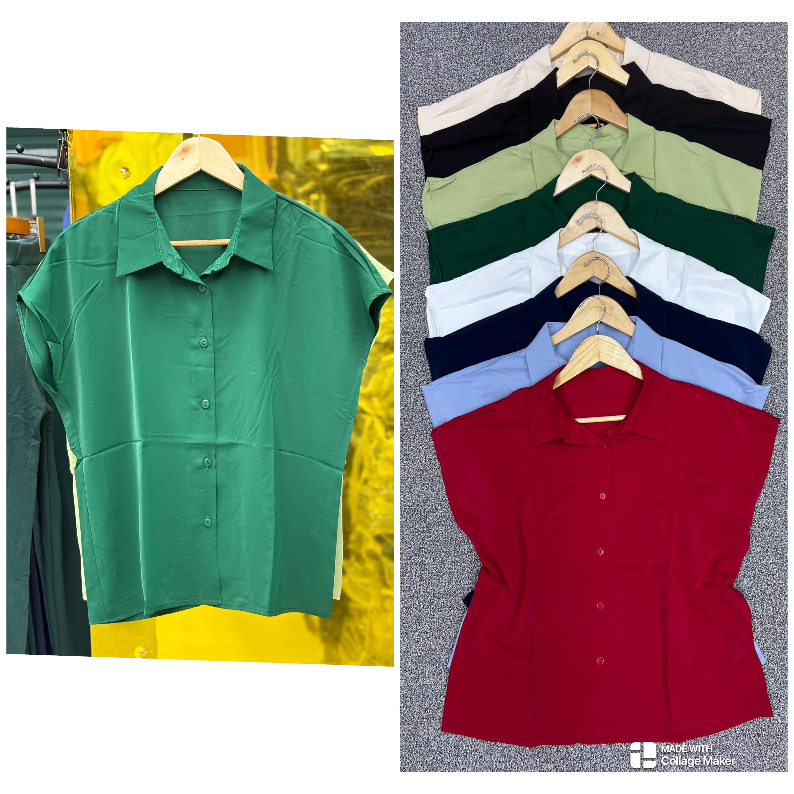  shirts appear to be short-sleeved 