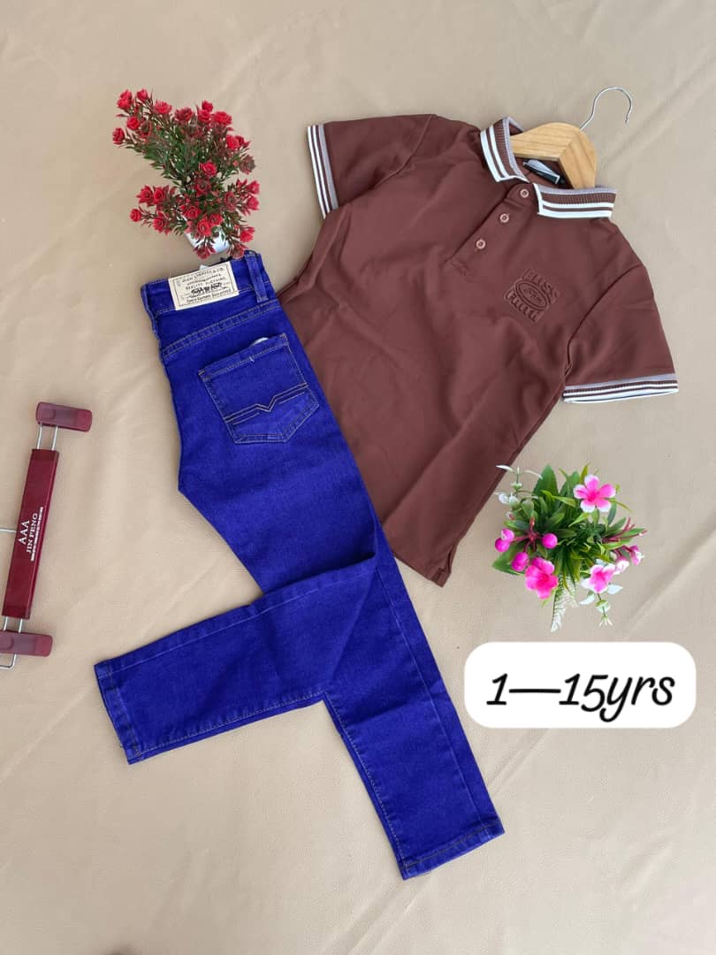 boys' casual outfit set